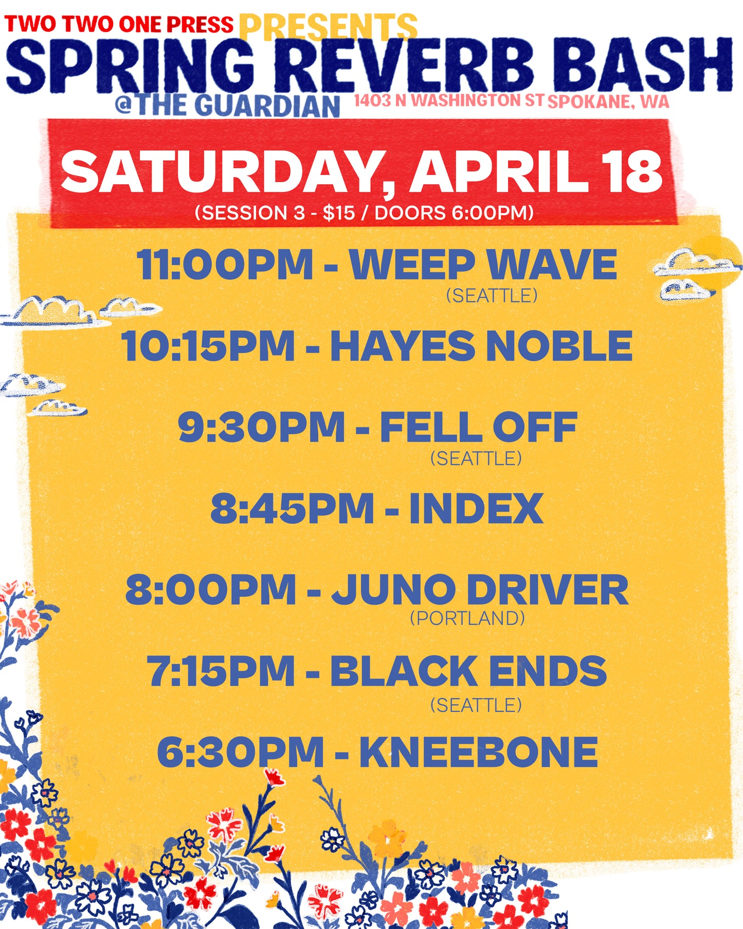 Spring Reverb 2026 - Admission