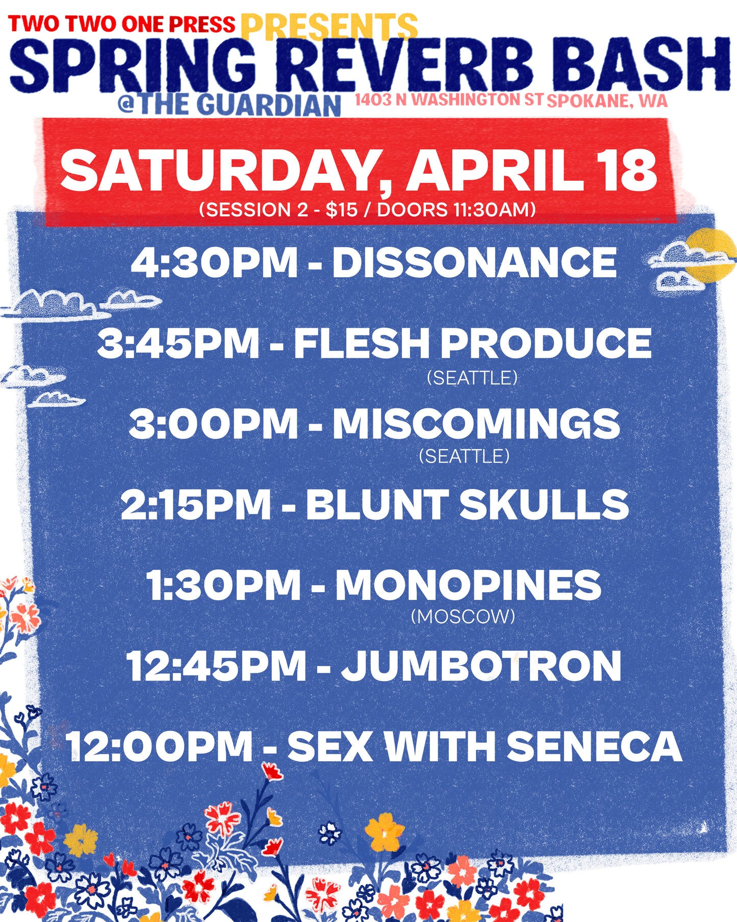 Spring Reverb 2026 - Admission